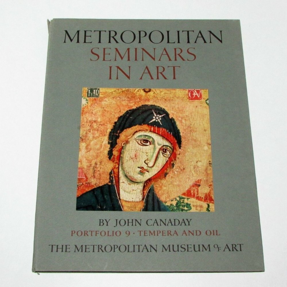 1958 Book & 12 Prints METROPOLITAN MUSEUM OF ART Portfolio 9 Tempera and Oil